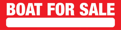 Boat For Sale - Landscape Corflute Toblerone Signs - New Signs