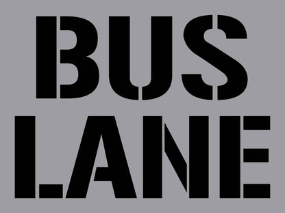 Bus Lane - Aluminium Composite Stencil - New Signs