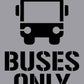 Buses Only - Aluminium Composite Stencil - New Signs
