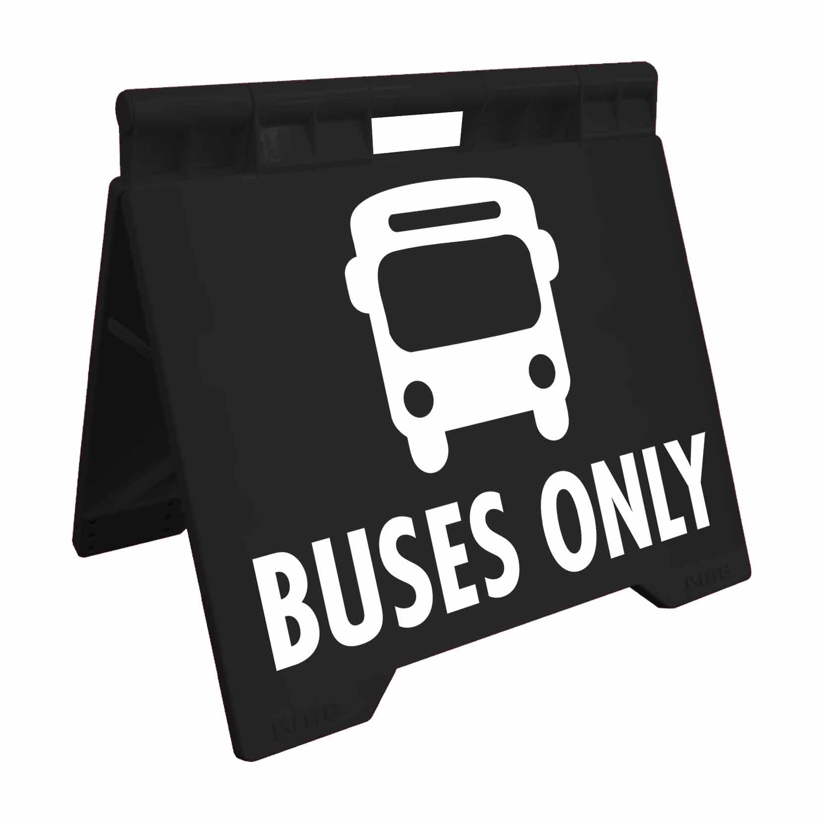 Buses Only - Evarite A - Frame Sign - New Signs
