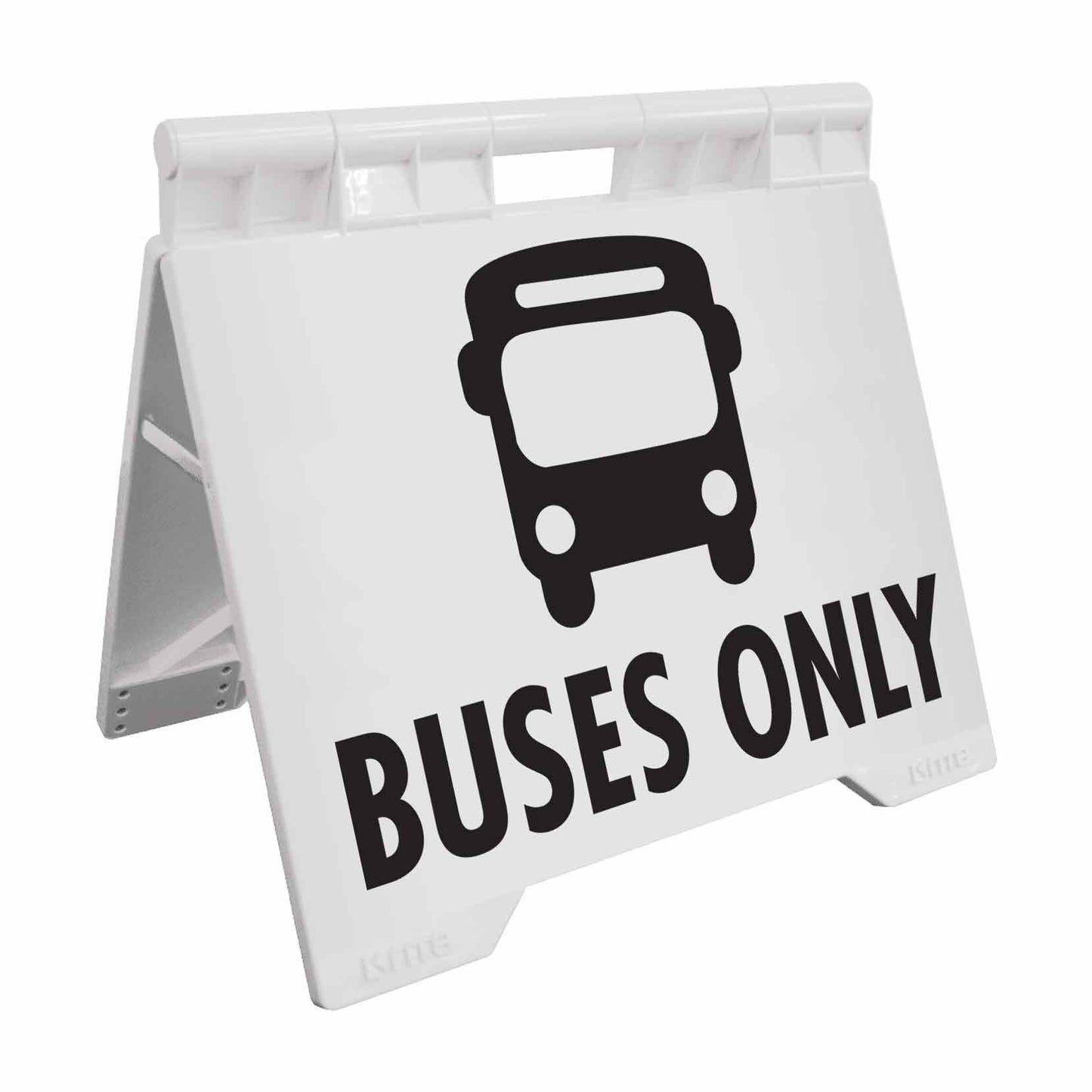 Buses Only - Evarite A - Frame Sign - New Signs