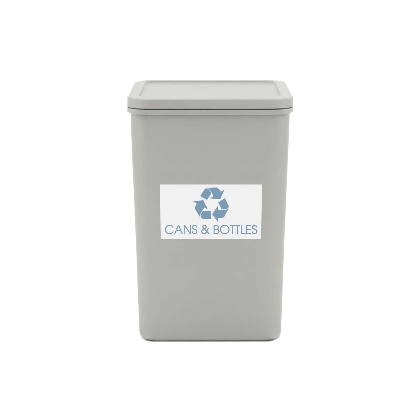 Cans & Bottles Ocean Bin Sticker - New Signs