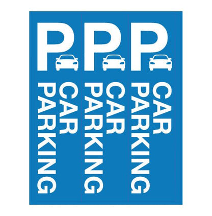 Car Parking - Corflute Bollard Cover - New Signs
