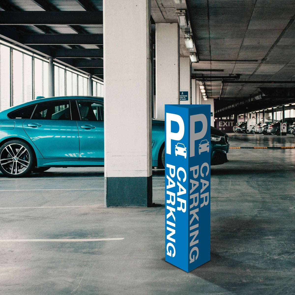 Car Parking - Corflute Bollard Cover - New Signs