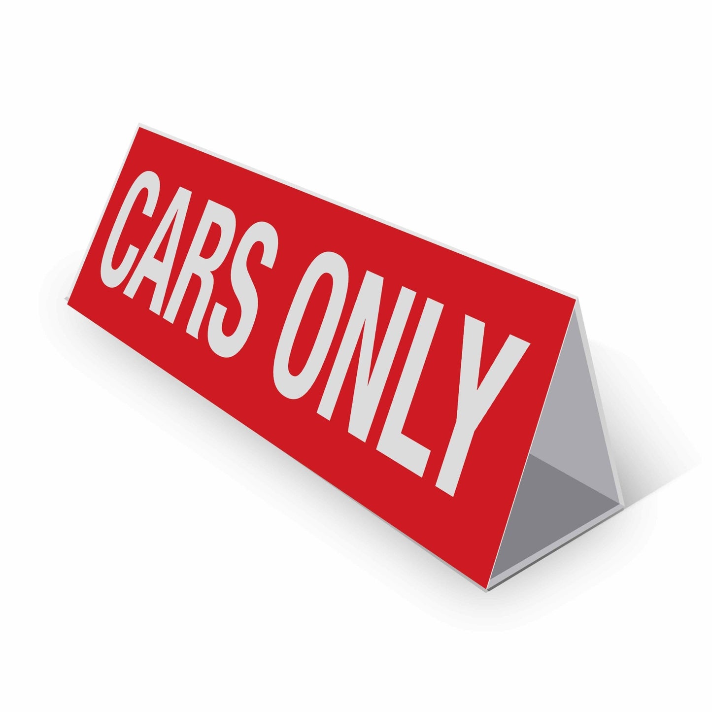 Cars Only - Landscape Corflute Toblerone Signs - New Signs