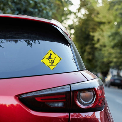 Cat On Board Vehicle Sticker - New Signs