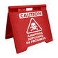 Caution Ammonia Servicing In Progress - Evarite A - Frame Sign - New Signs