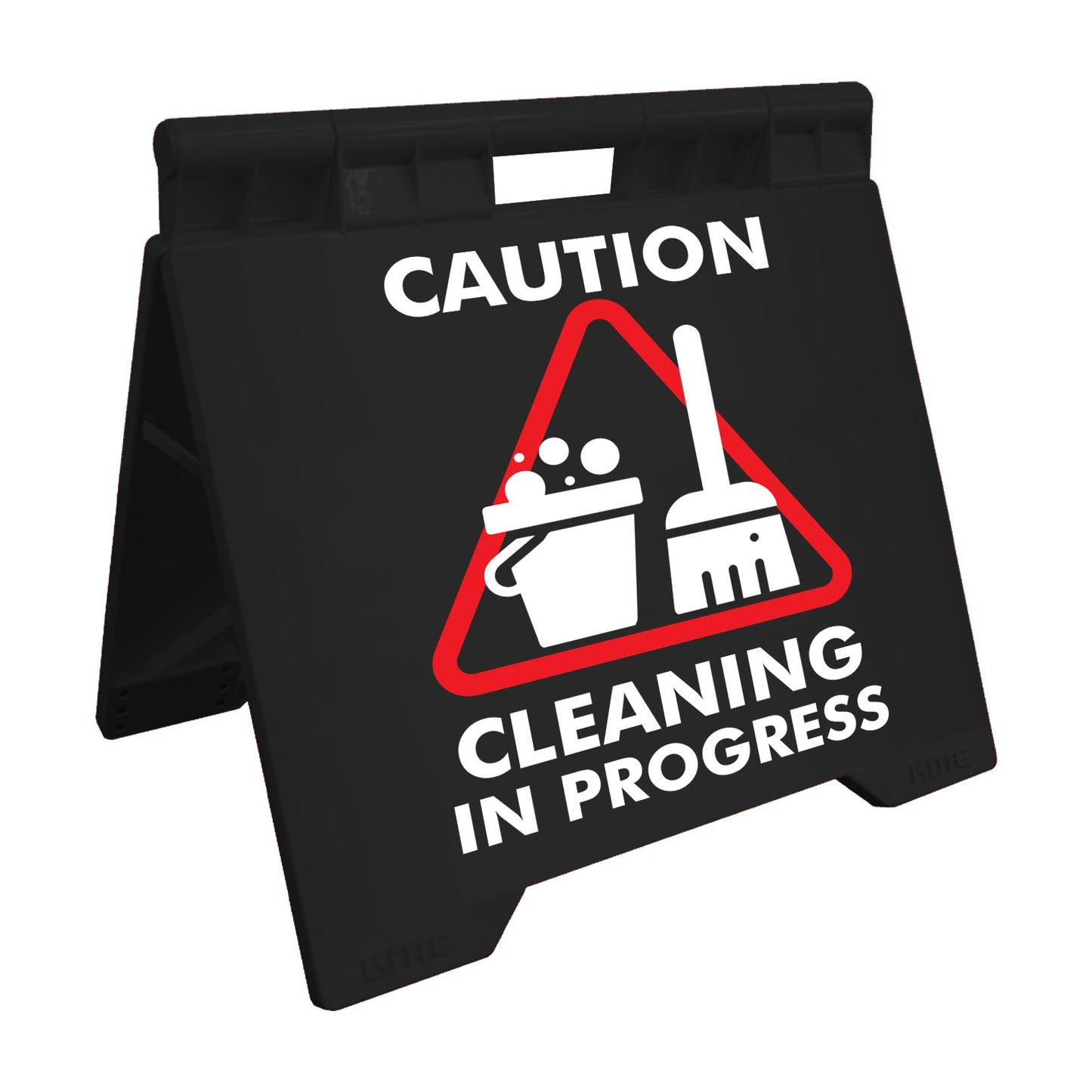 Caution Cleaning In Progress - Evarite A - Frame Sign - New Signs
