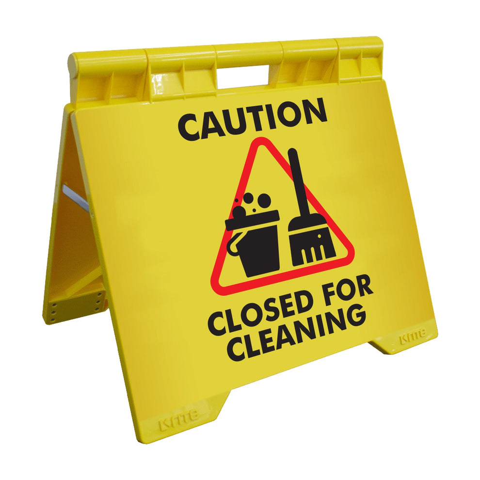 Caution Closed For Cleaning - Evarite A-Frame Sign – New Signs