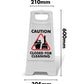 Caution Closed For Cleaning White A - Frame - New Signs