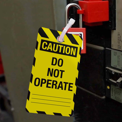 Caution Do Not Operate Lock Out Tag - New Signs