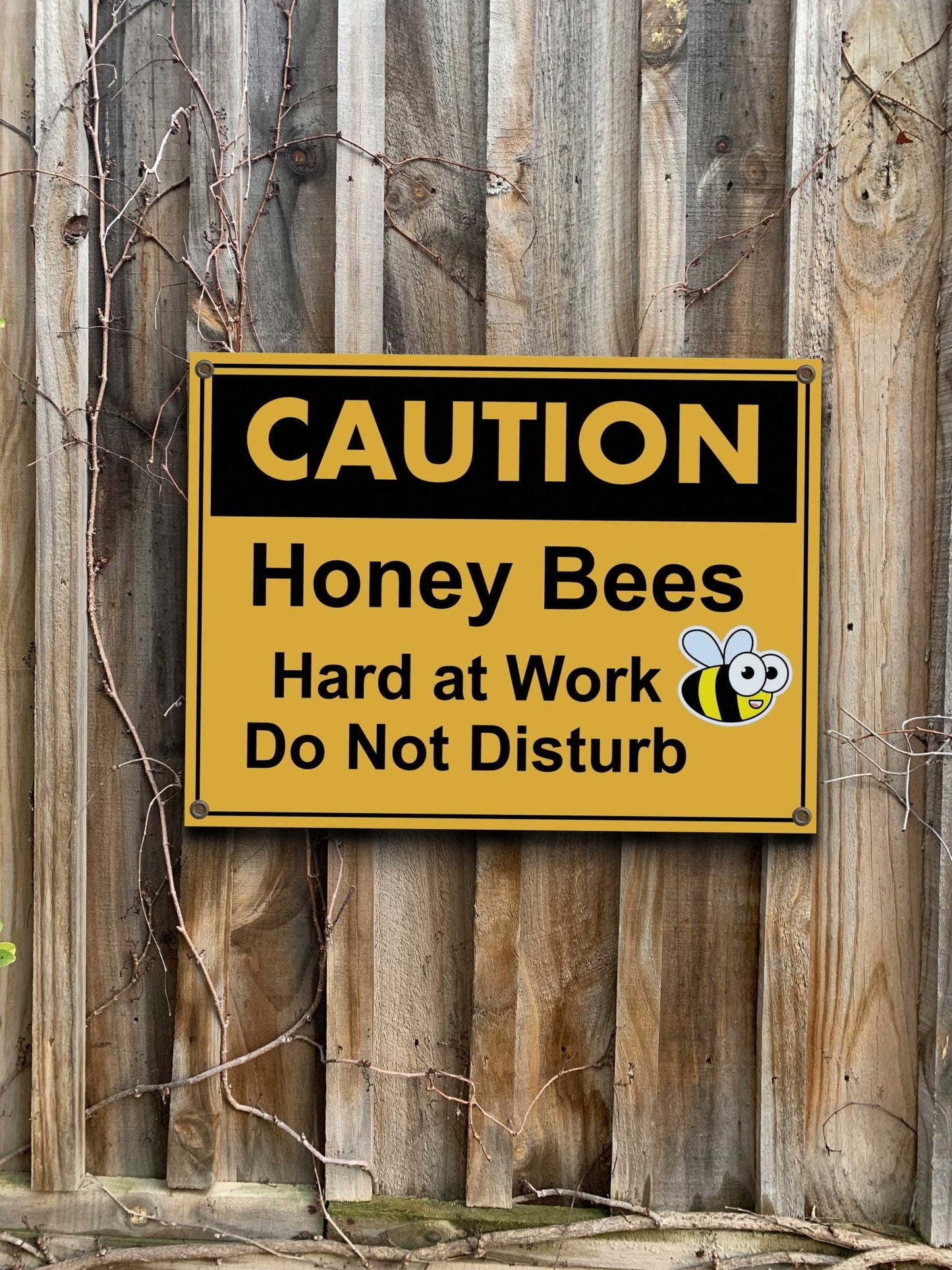 Caution Honey Bees Hard At Work Do Not Disturb Sign - New Signs