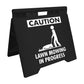 Caution Lawn Mowing In Progress - Evarite A - Frame Sign - New Signs