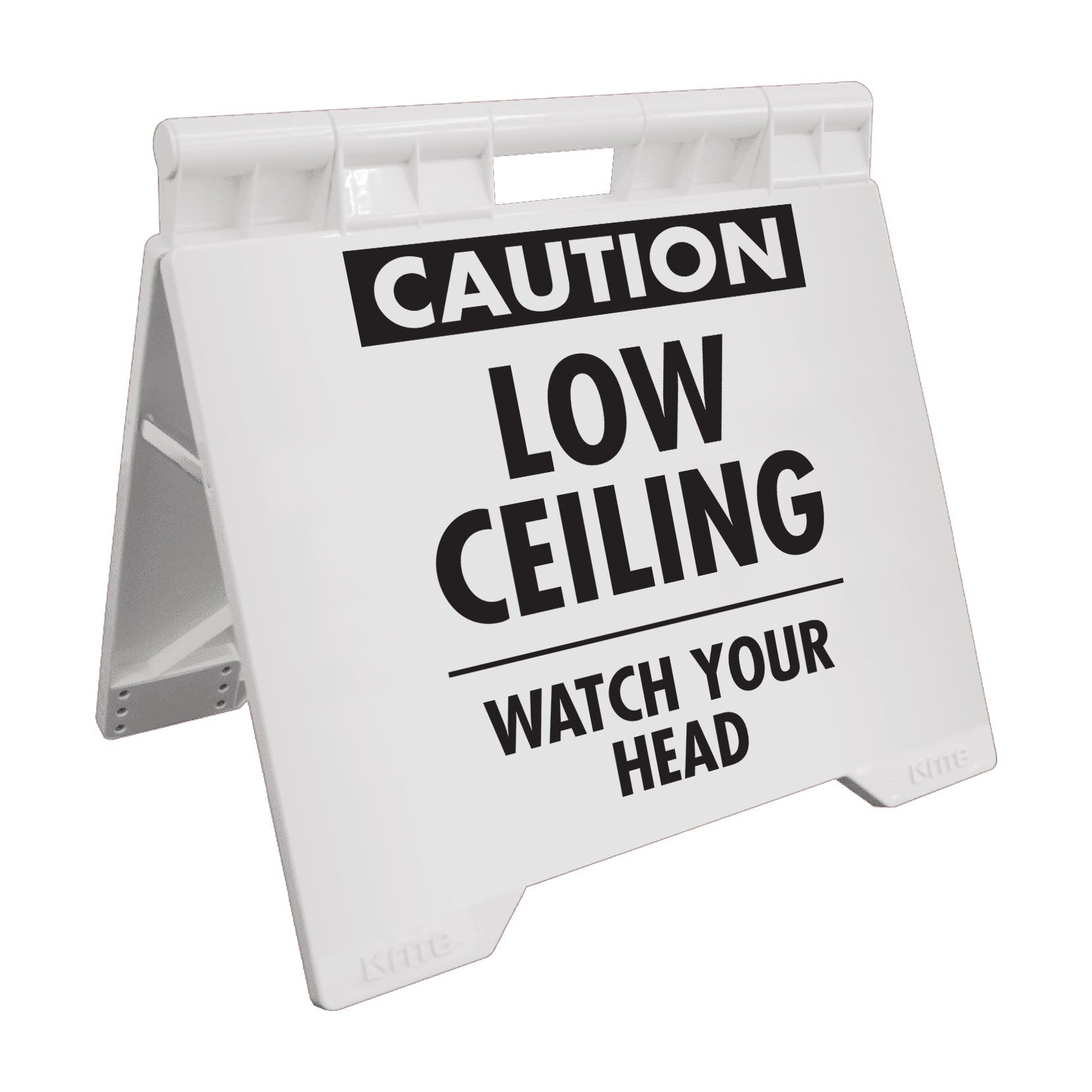 Caution Low Ceiling - Evarite A - Frame Sign - New Signs