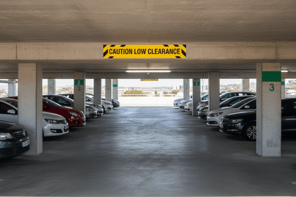Caution Low Clearance Skinny Sign - New Signs