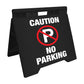 Caution No Parking - Evarite A - Frame Sign - New Signs