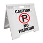 Caution No Parking - Evarite A - Frame Sign - New Signs