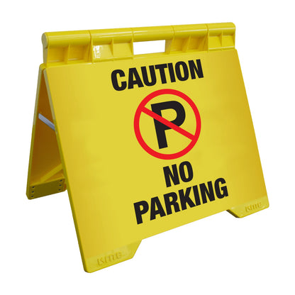Caution No Parking - Evarite A - Frame Sign - New Signs