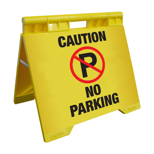 Caution No Parking - Evarite A - Frame Sign - New Signs