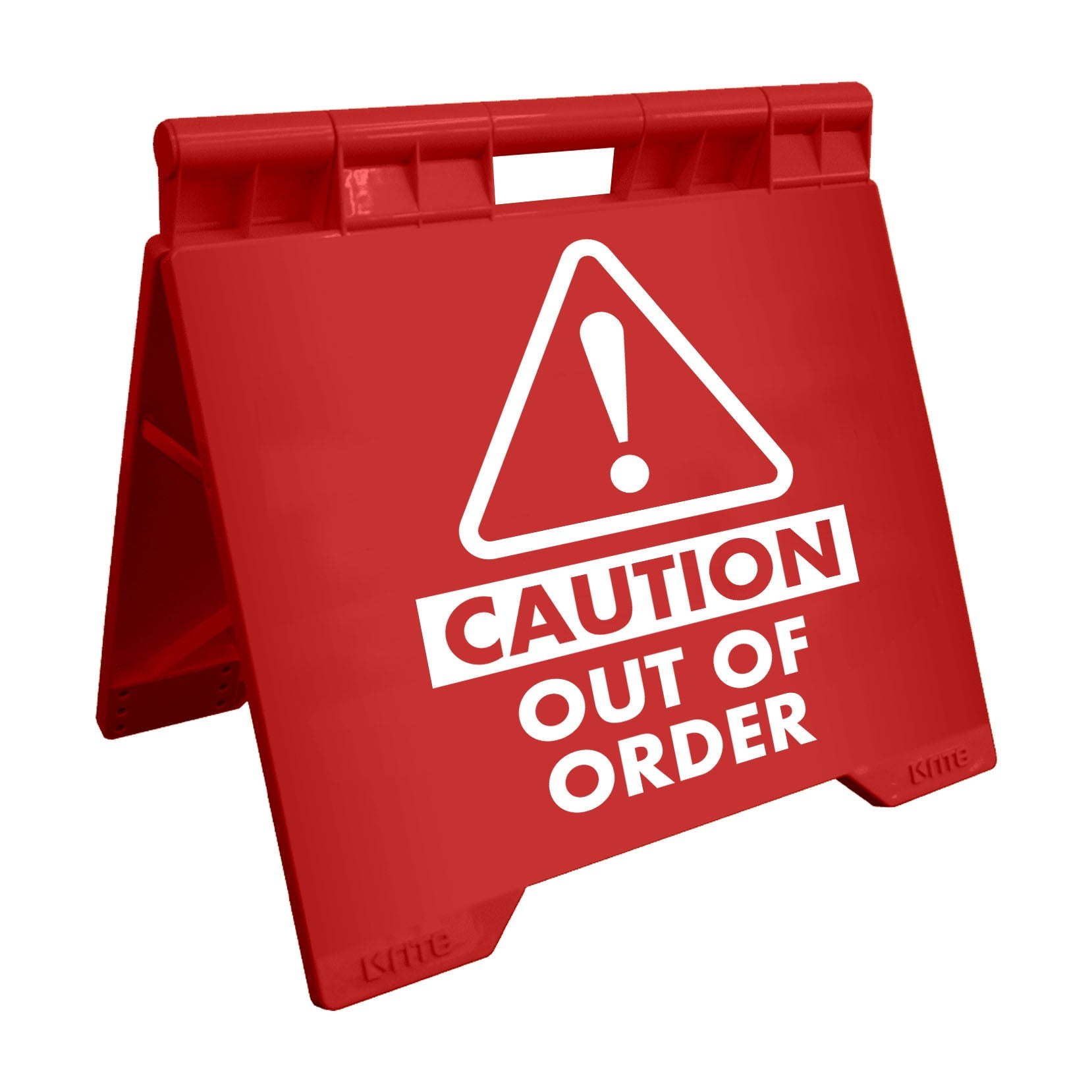 Caution Out Of Order - Evarite A - Frame Sign - New Signs