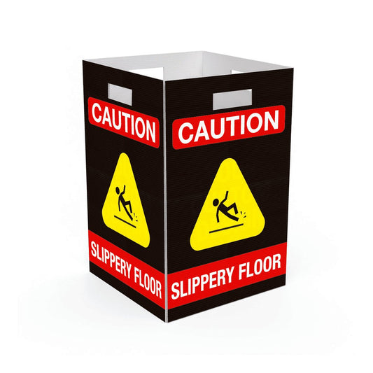Caution Slippery Floor - Corflute Box Sign - New Signs