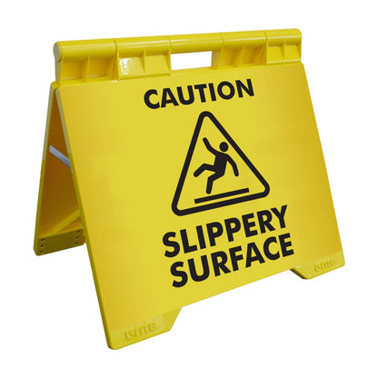 Caution Slippery Surface - Evarite A - Frame Sign - New Signs