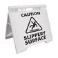 Caution Slippery Surface - Evarite A - Frame Sign - New Signs