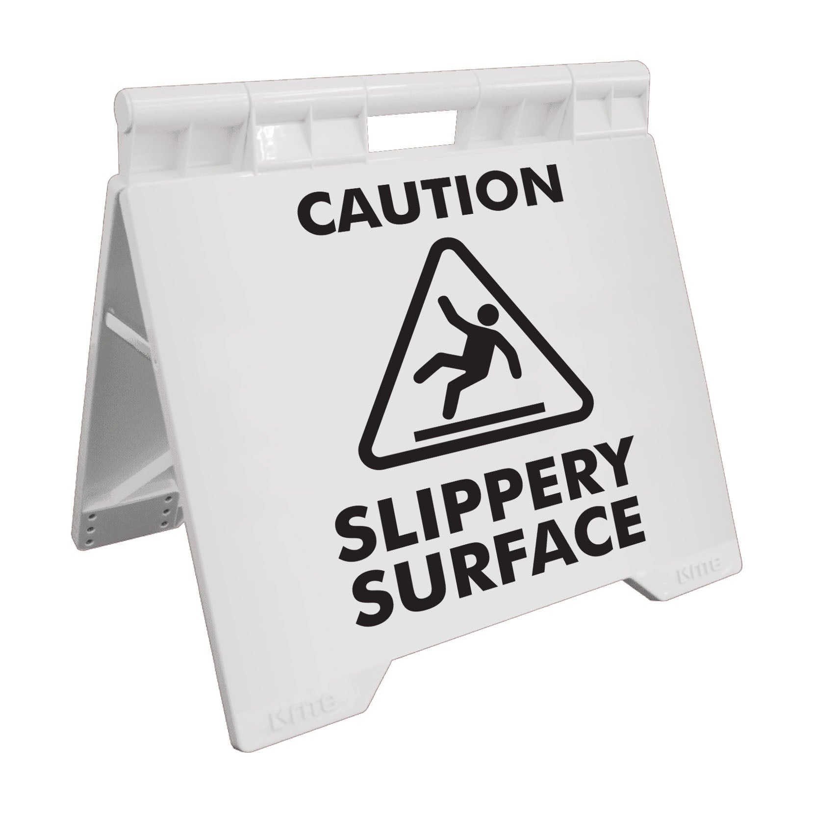 Caution Slippery Surface - Evarite A - Frame Sign - New Signs