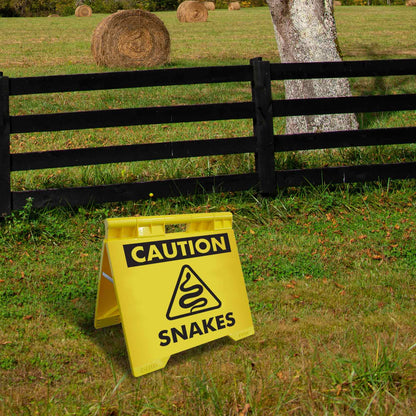 Caution Snakes - Evarite A - Frame Sign - New Signs