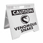 Caution Venomous Snake - Evarite A - Frame Sign - New Signs