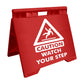 Caution Watch Your Step - Evarite A - Frame Sign - New Signs