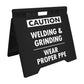 Caution Welding & Grinding - Evarite A - Frame Sign - New Signs