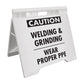 Caution Welding & Grinding - Evarite A - Frame Sign - New Signs