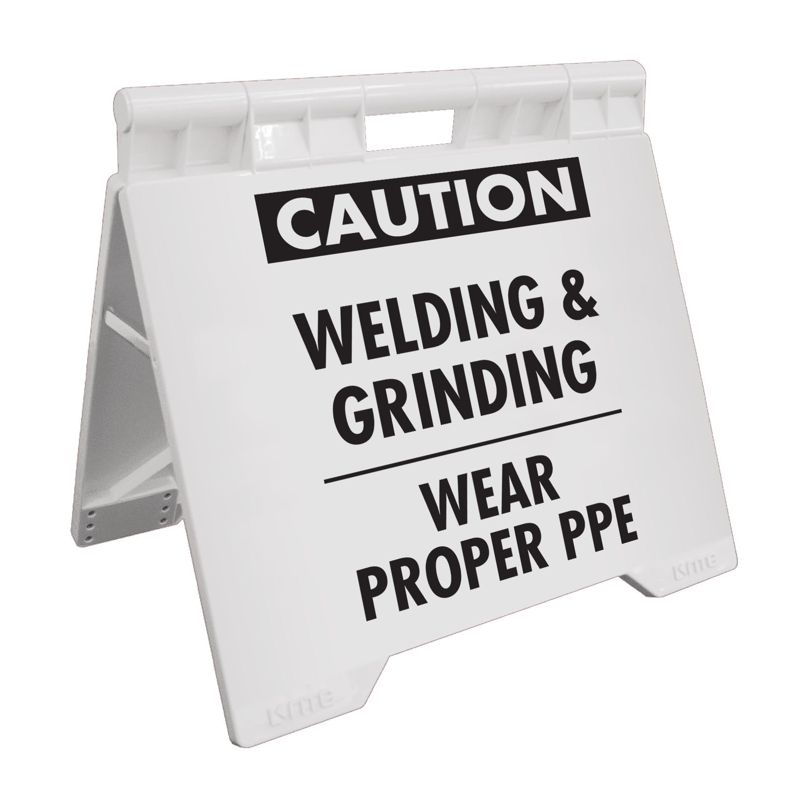 Caution Welding & Grinding - Evarite A - Frame Sign - New Signs