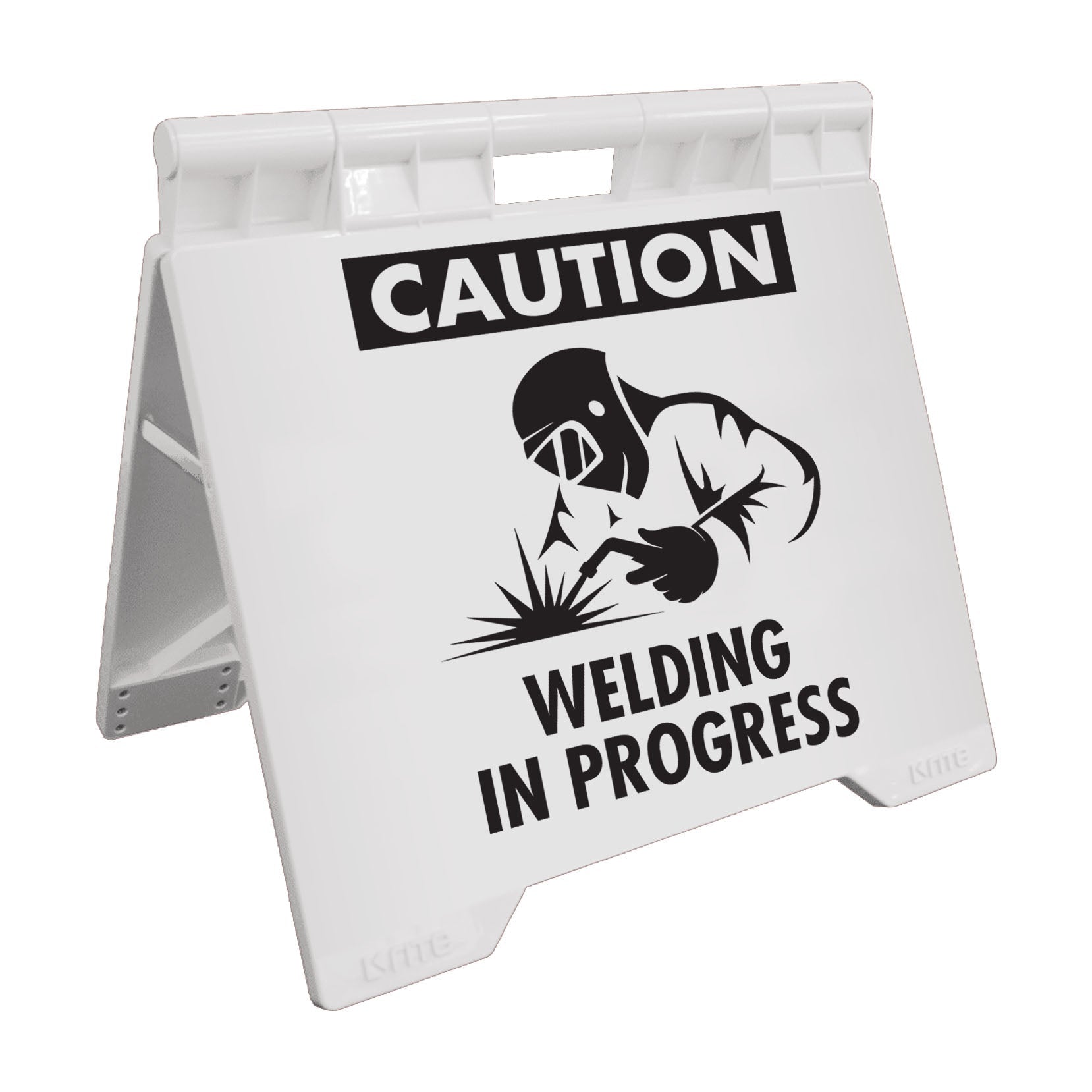 Caution Welding In Progress - Evarite A - Frame Sign - New Signs