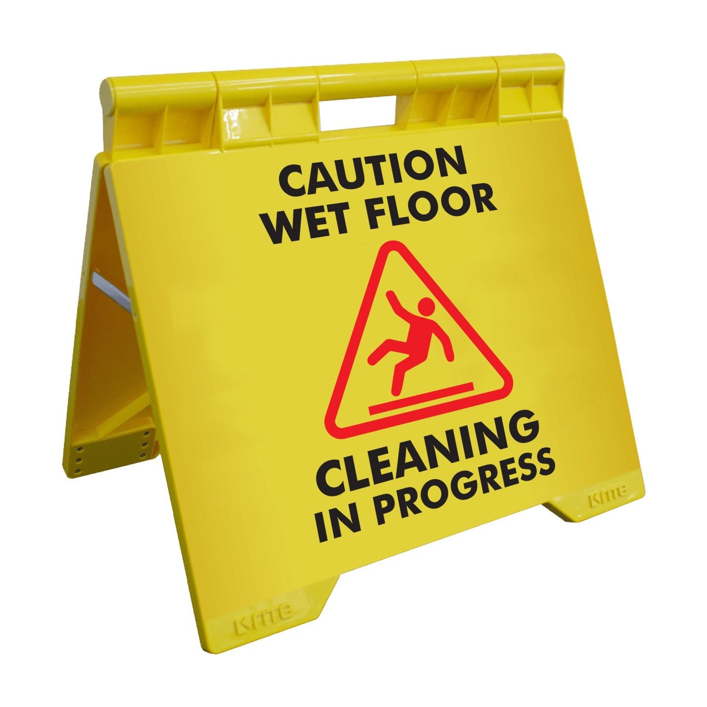 Caution Wet Floor Cleaning In Progress - Evarite A - Frame Sign - New Signs