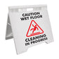 Caution Wet Floor Cleaning In Progress - Evarite A - Frame Sign - New Signs