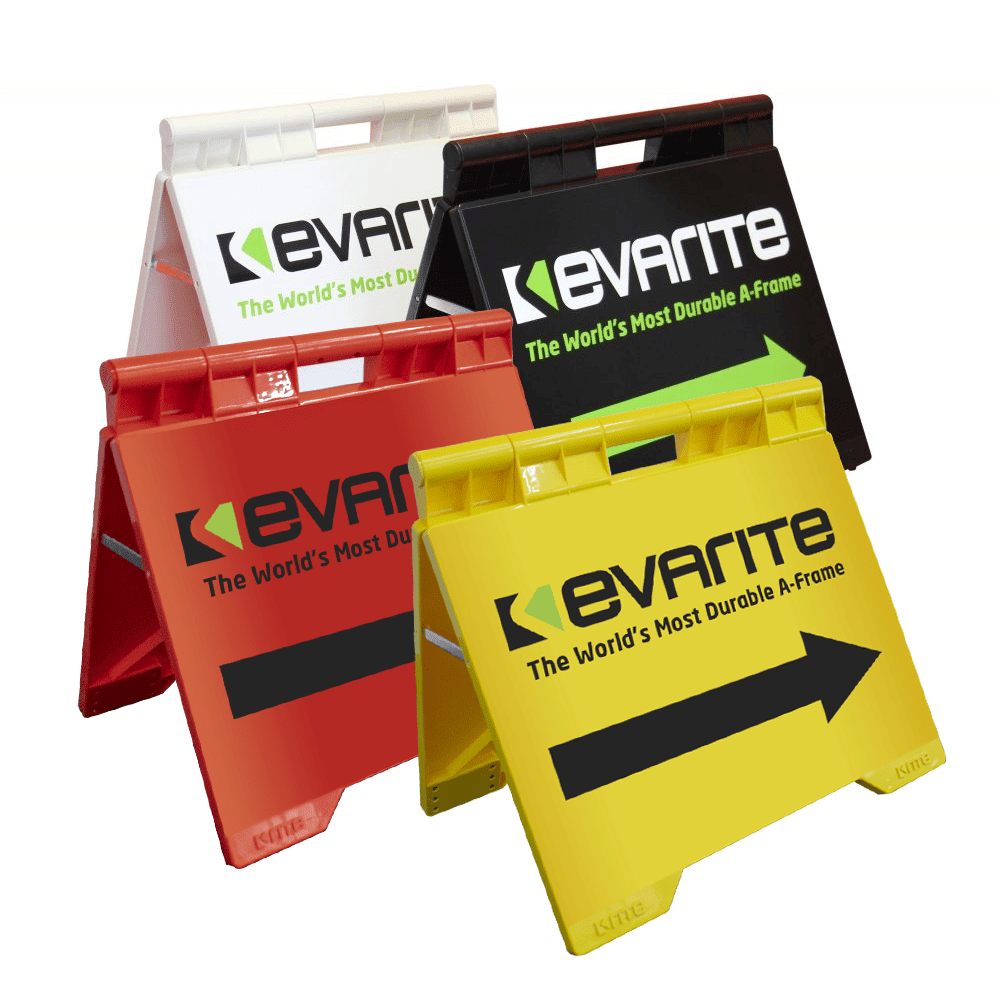 Caution Wet Floor Cleaning In Progress - Evarite A - Frame Sign - New Signs