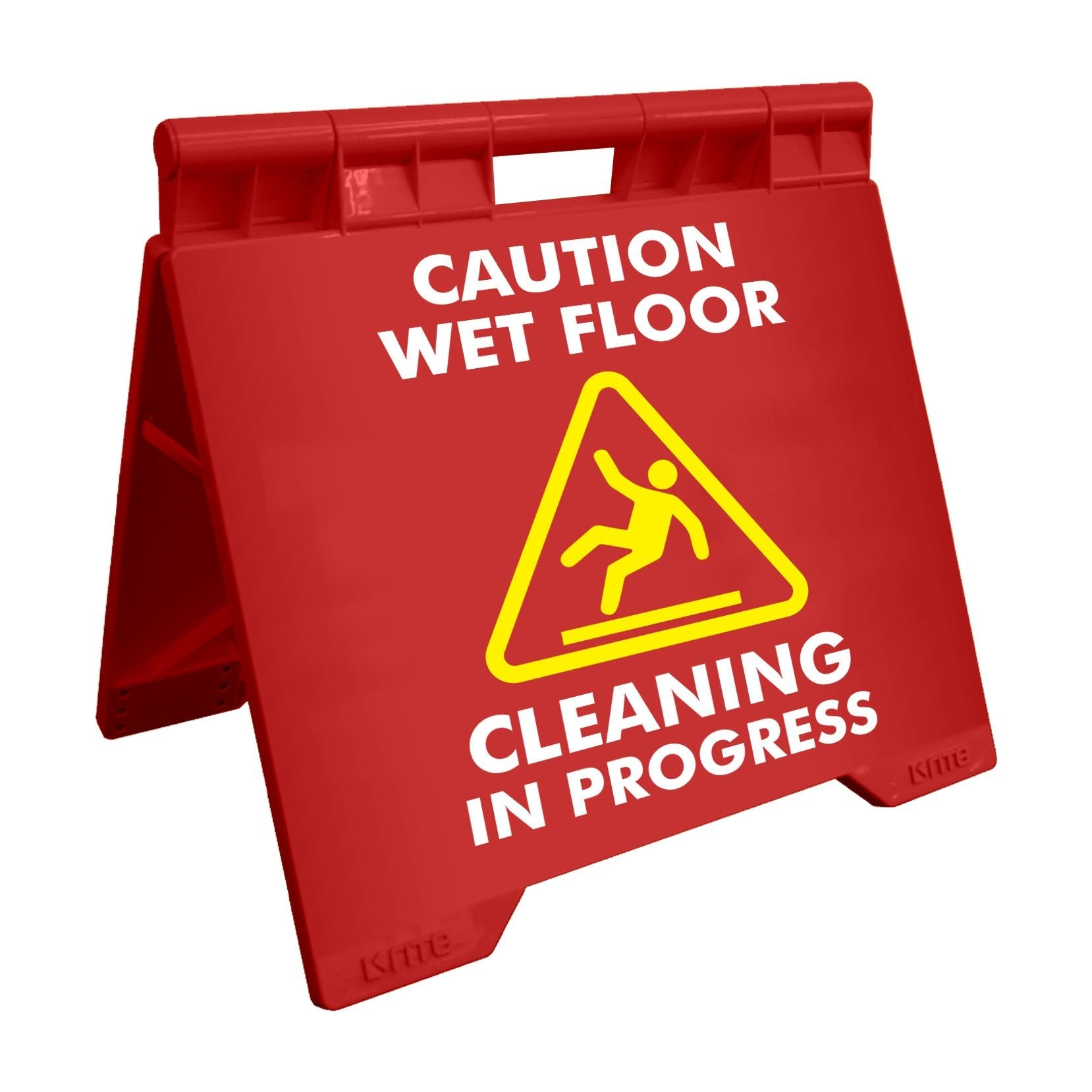 Caution Wet Floor Cleaning In Progress - Evarite A - Frame Sign - New Signs