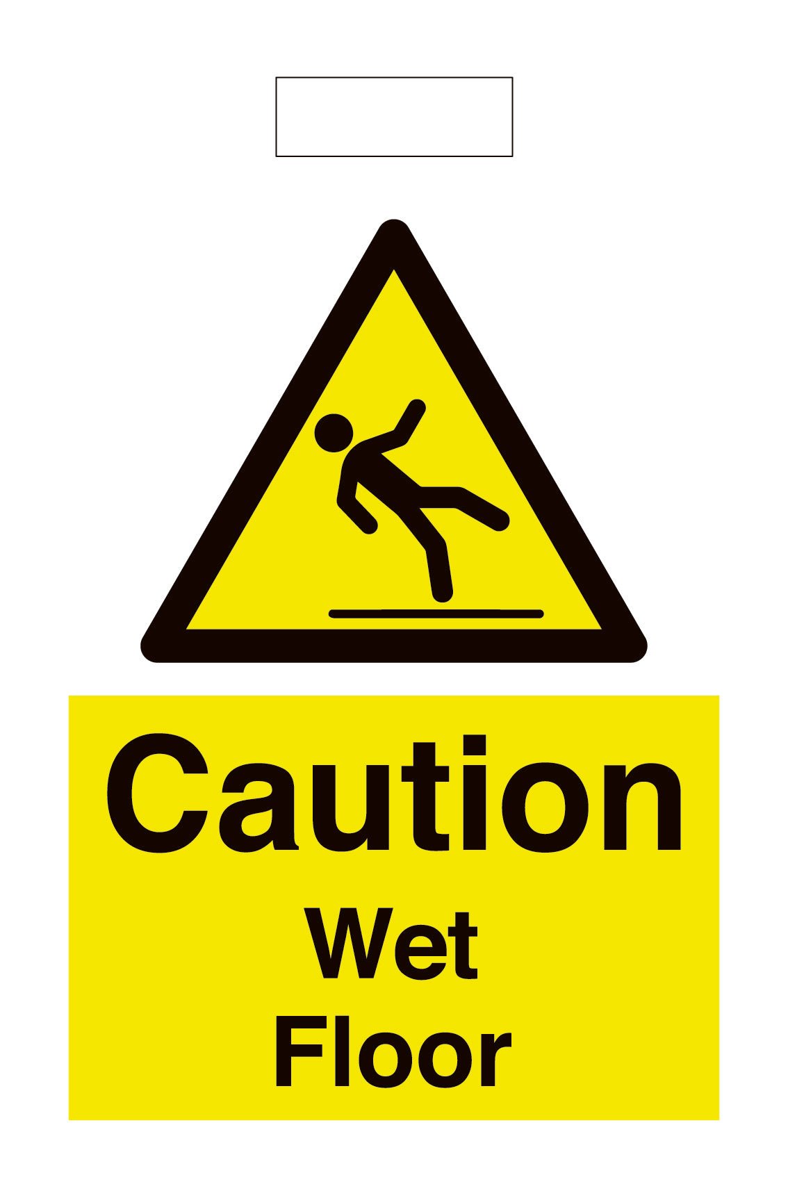 Caution Wet Floor - Corflute Box Sign - New Signs