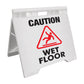 Caution Wet Floor - Evarite A - Frame Sign - New Signs