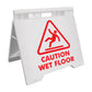 Caution Wet Floor Red - Evarite A - Frame Sign - New Signs