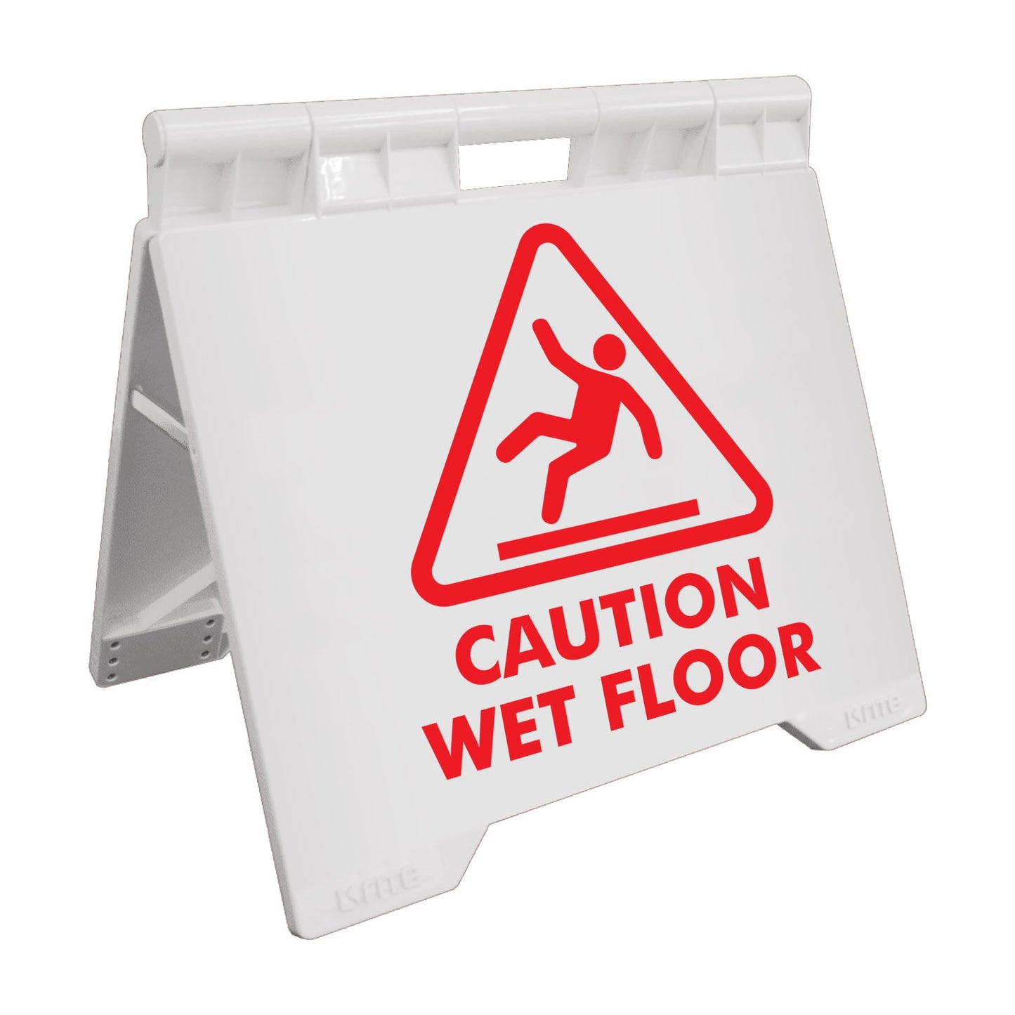 Caution Wet Floor Red - Evarite A - Frame Sign - New Signs