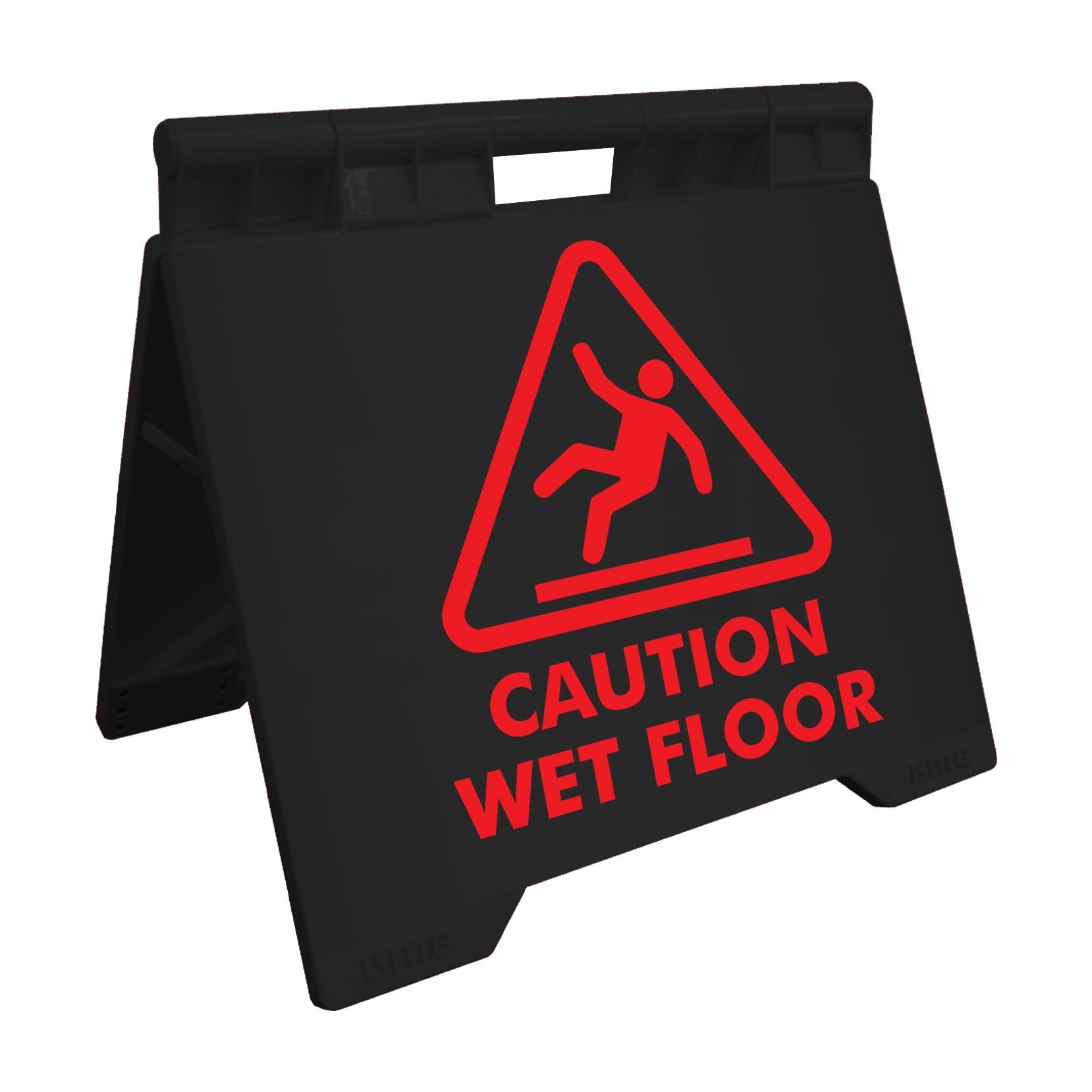 Caution Wet Floor Red - Evarite A - Frame Sign - New Signs