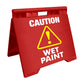 Caution Wet Paint - Evarite A - Frame Sign - New Signs