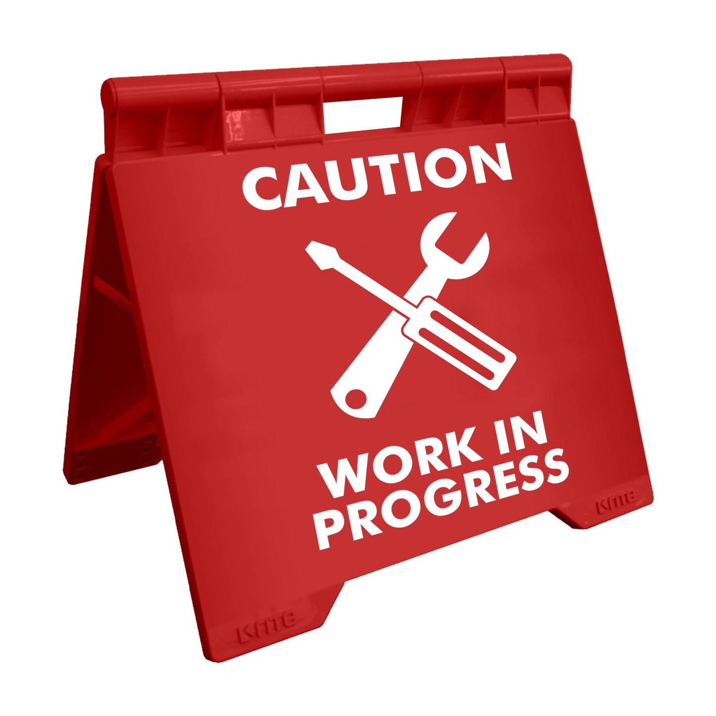 Caution Work In Progress - Evarite A - Frame Sign - New Signs