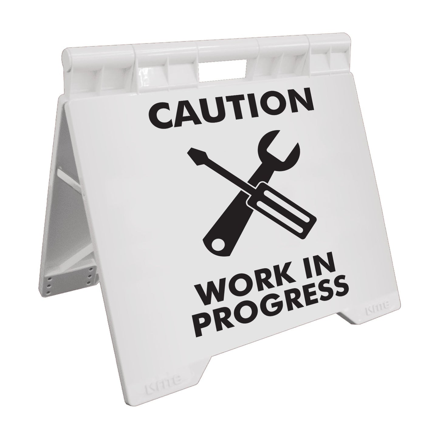 Caution Work In Progress - Evarite A - Frame Sign - New Signs