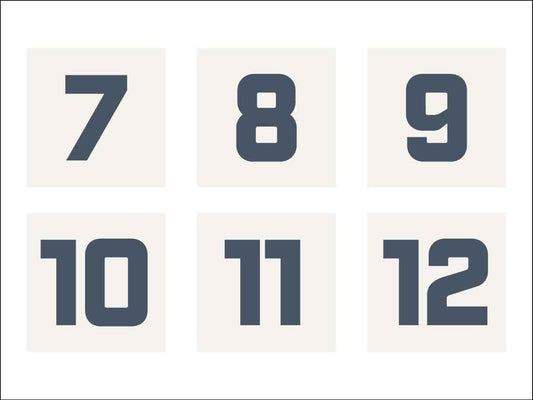 Charlotte - Caravan Numbers 7-12 - New Signs