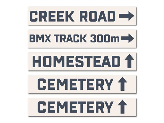 Charlotte - Highway Signs [Non Reflective] - New Signs