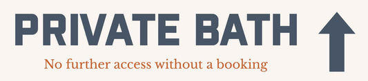 Charlotte - Private Bath Sign - New Signs